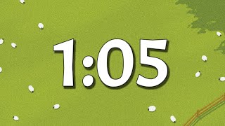 1 Minute 5 Seconds Countdown Timer With Soundeffect [upl. by Sabah]