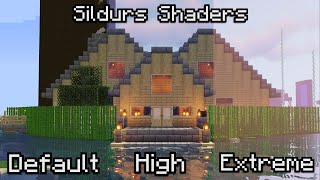 Sildurs Shader Pack Comparison Minecraft Java [upl. by Alphard917]