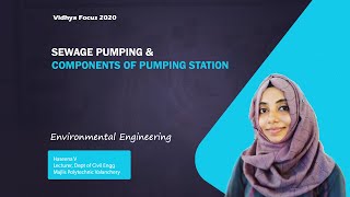 SEWAGE PUMPING amp COMPONENTS OF PUMPING STATION PART 43ENVIRONMENTAL ENGINEERING [upl. by Gnilyam]