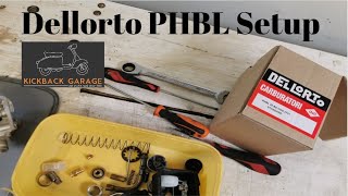 Dellorto PHBL and phbh Setup [upl. by Shermie]