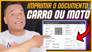 Como imprimir o documento do veiculo 2023 pelo Pc [upl. by Jackquelin]