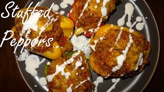 Stuffed Peppers  Easy Stuffed Bell Peppers [upl. by Llib]