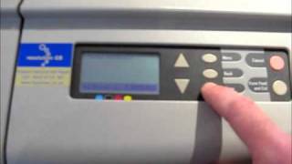 HP Designjet 500 repair  Adding printer to a network [upl. by Sheldon]