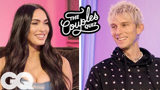 Megan Fox amp Machine Gun Kelly Take a Couples Quiz  GQ [upl. by Kirst]