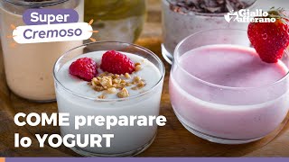 Yogurt FATTO IN CASA con SOLO 2 INGREDIENTI😍Ti piacerà così tanto che non potrai più farne a meno [upl. by Ymerej]