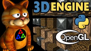 Lets code 3D Engine in Python OpenGL Pygame Tutorial [upl. by Melessa]