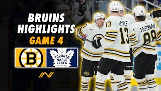 Bruins Playoff Highlights Best of Bostons Pivotal Game 4 Performance vs Toronto [upl. by Leeke]