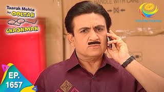 Taarak Mehta Ka Ooltah Chashmah  Episode 1657  Full Episode [upl. by Claiborn]