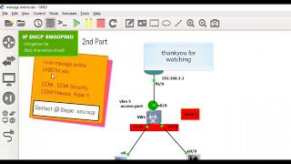 ip dhcp snooping in gns 3 part 2 [upl. by Diandre]