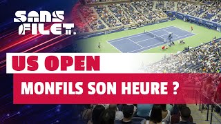 🎾 Tennis ATP US Open 2021  Gaël Monfils lobstacle Sinner Sans Filet [upl. by Athene]