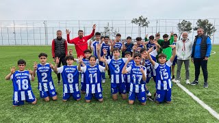 Finalde 02 geriye düşen Akdeniz Belediyespor Tarsus İY’nu 42 yenerek Şampiyon oldu U14 22323 [upl. by Enelez]