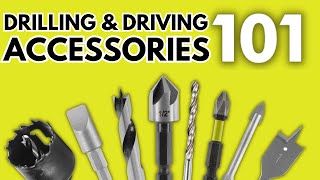 How to Choose Drill amp Drive Bits amp Accessories  RYOBI Tools 101 [upl. by Ingrid452]