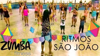 ZUMBA  Ritmos de São João  Canários do Reino  Professor Irtylo Santos [upl. by Annala]