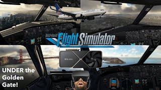 PMDG 737 in VR on RTX 4090 Laptop  Microsoft Flight Simulator  San Francisco Bay Area [upl. by Illyes51]