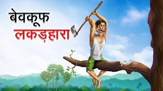 बेवकूफ लकड़हारा  BEWKOOF LAKADHARA  HINDI KAHANIYA  HINDI STORIES [upl. by Warthman]