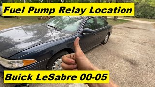 Fuel Pump Relay Location Buick LeSabre 2000 2001 2002 2003 2004 2005 00 01 02 03 04 05 [upl. by Rennie398]