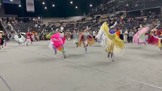 Jr Womens Fancy Group 3 song 2  Red Deer Powwow Satuday Night Live [upl. by Perrin165]