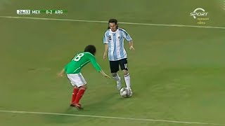 Messi Masterclass vs Mexico Friendly 200708 English Commentary [upl. by Etessil]