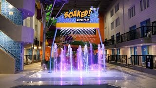 Travelodge Soaked Waterpark Saskatchewan Regina  Crystal Fountains [upl. by Brnaba]