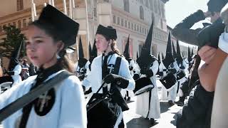 Cofradía de la Exaltación de la Santa Cruz  Jueves Santo en la Semana Santa zaragozana 2023 [upl. by Summers]