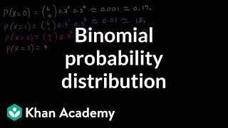 Free throw binomial probability distribution  Probability and Statistics  Khan Academy [upl. by Ned]