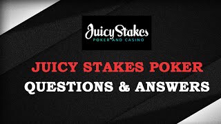 Juicy Stakes Poker Questions and Answers [upl. by Perr]