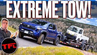 Can the New Toyota Tacoma Tow Up the World’s STEEPEST County Road  Part 1 [upl. by Colwin]