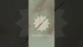 What’s the deal with this needle How to sew a hemstitch [upl. by Wightman]