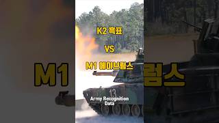 K2 흑표 vs M1 에이브람스 [upl. by Ddal]