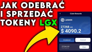 Jak odebrać i sprzedać tokeny lgx  AIRDROP WALLETU LEGION NETWORK  Zarabiaj na [upl. by Claire500]