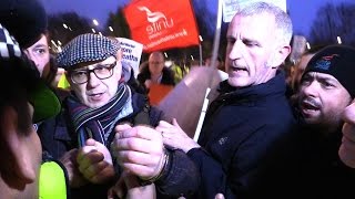 Crossrail sackings Leading Blacklisting Campaigner Arrested [upl. by Navarro]