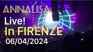 annalisa ANNALISA’s CONCERT TOUR 2024  live  the MANDELA FORUM FIRENZE 06042024 [upl. by Yednarb285]