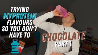 All MyProtein Chocolate Whey Protein Tasted Part 1 [upl. by Bertina]