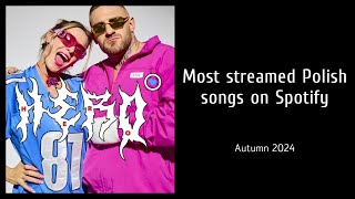 Most Streamed Polish Songs on Spotify  Autumn 2024 [upl. by Dewar102]