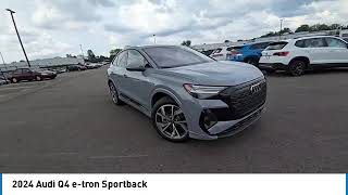 2024 Audi Q4 etron Sportback I244441 [upl. by Airdnna]