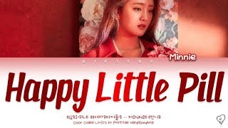 MINNIE 민니  Happy Little Pill by Troye Sivan Cover Color Coded HanRomEng Lyrics [upl. by Nitsur155]