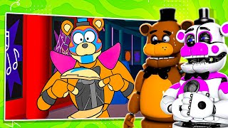 5 AM at Freddys Superstar Edition Piemations Animations REACT with Freddy Fazbear [upl. by Deborath]