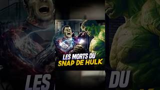 Que s’est il réellement passé dans l’univers quand Hulk a snappé endgame thanos hulk avengers [upl. by Delogu]