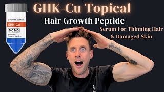 Best Topical Serum For Hair Loss amp SunDamaged Skin GHKCu Peptide No Injections [upl. by Seilenna]