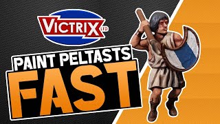 How to Paint Victrix Greek Peltasts Fast [upl. by Reisinger]