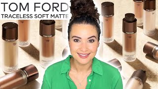 NEW TOM FORD TRACELESS SOFT MATTE FOUNDATION REVIEW  40  OVER  TESTED 4 DAYS [upl. by Yul430]