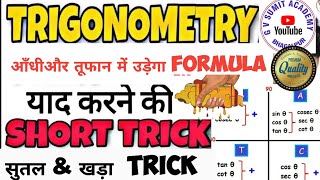 Trigonometry part 2 हिम्मत है तो के भूल के दिखाओ all Formulas Revise 11th Maths Trigonometrytrigo [upl. by Alejo]