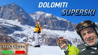 Dolomiti Superski 2024 Sella Ronda orange [upl. by Wassyngton]