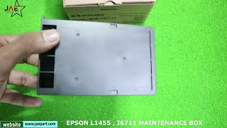 EPSON L1455  I6711 MAINTENANCE BOX E6711  PXMB3 [upl. by Beller]