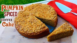 Pumpkin Spiced Coffee Cake  Whats For Din  Courtney Budzyn  Recipe 66 [upl. by Kelwen]