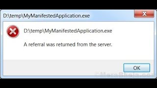 Fix A referral was returned from the server Error in windows 10  11 [upl. by Adnavoj320]