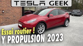 MODEL Y Propulsion 2023  Essai autonomie confort performances nouveautés [upl. by Saxe609]