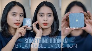 Review  Wear Test Somethinc Hooman Breathable UV Cushion Shade Nina [upl. by Thun]