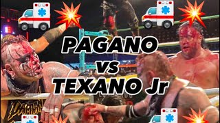 🚑💥 LUCHA DE AMBULANCIA PAGANO vs TEXANO Jr 💥🚑 [upl. by Kreindler397]