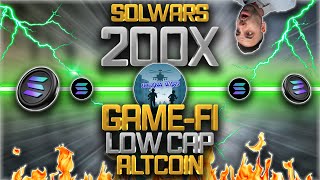 SOLWARS NEW 200X GAMEFI ALTCOIN LAUNCHED THE FORTNITE OF WEB3 EARLY BUYERS MAKE MILLIONS [upl. by Tzong]